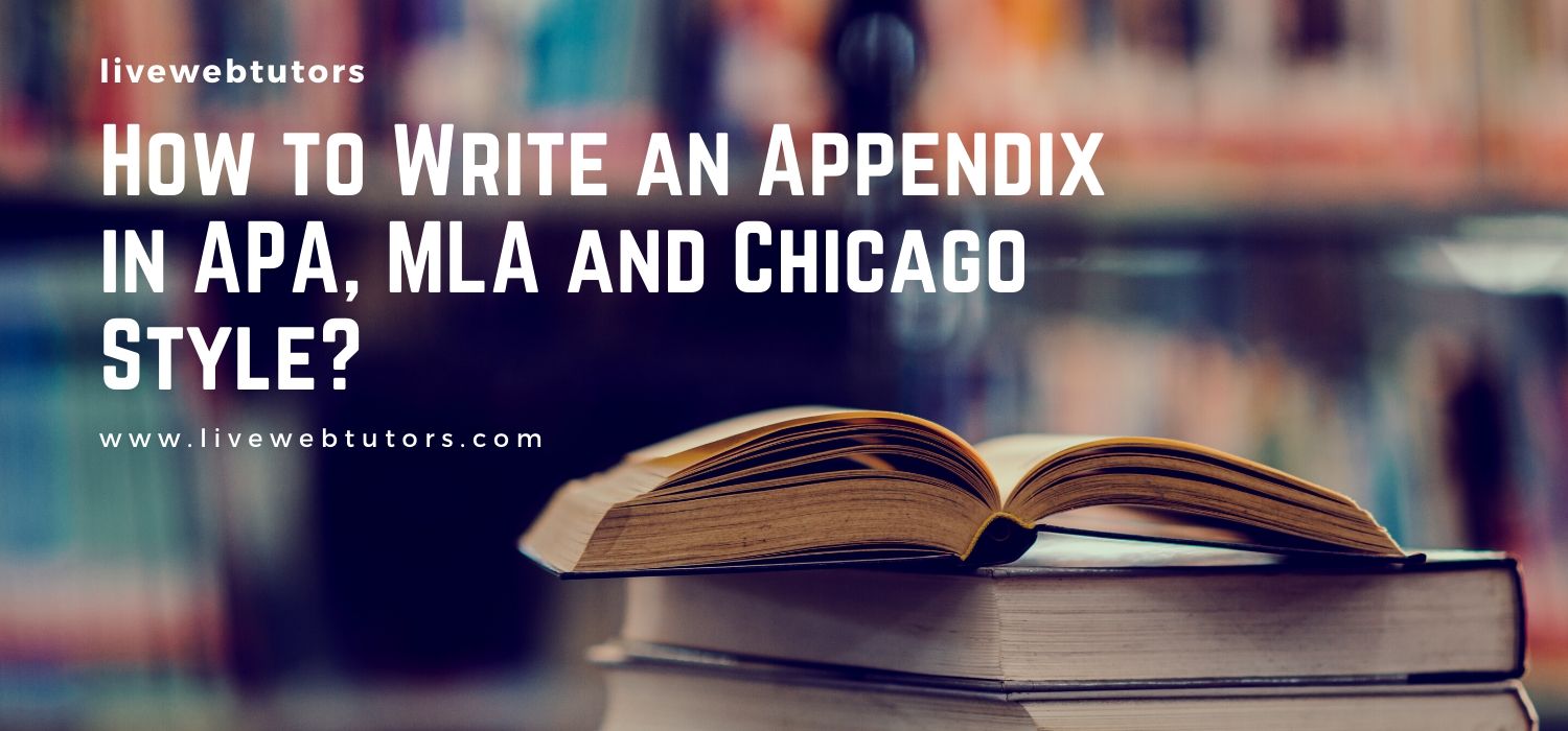 How to Write an Appendix in APA, MLA and Chicago Style?